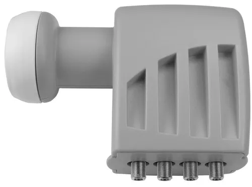 QUAD-Konverter Televes 747202 - LNB für Satellitenempfang, ermöglicht den Anschluss von bis zu vier Receivern und bietet eine hohe Signalqualität.