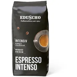 Eduscho Espresso Intenso Bohnen - 1kg - Geröstete Kaffeebohnen mit kräftigem Aroma, ideal für einen intensiven Kaffeegenuss.