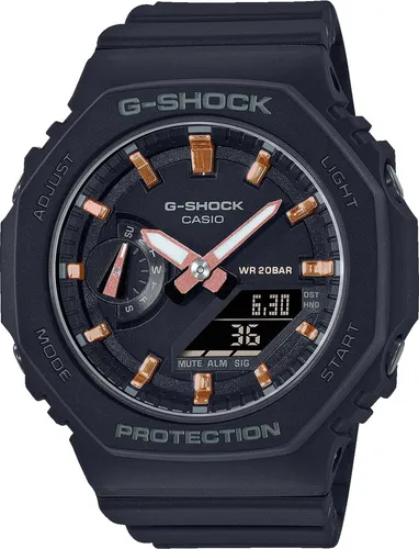 CASIO G-SHOCK Uhr - Stoßfest - Multifunktion - Schwarz - Chronograph mit LED-Beleuchtung, schlagfestem Gehäuse und Weltzeitfunktion - perfekt für Abenteuer und den Alltag.