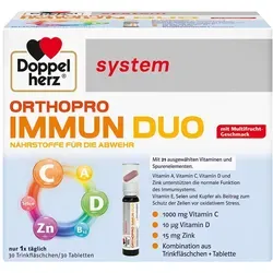 Doppelherz Orthopro Immun Duo System Trinkampullen