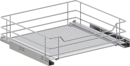 Vauth-Sagel VS Sub Basket Ablage Saphir 600 mm Silber - Elegante Korbablage aus stabilem Draht, ideal für Küchenorganizer. Bietet hohe Tragkraft und optimale Sichtbarkeit des Inhalts. Perfekt für offenen Möbelkorpus.