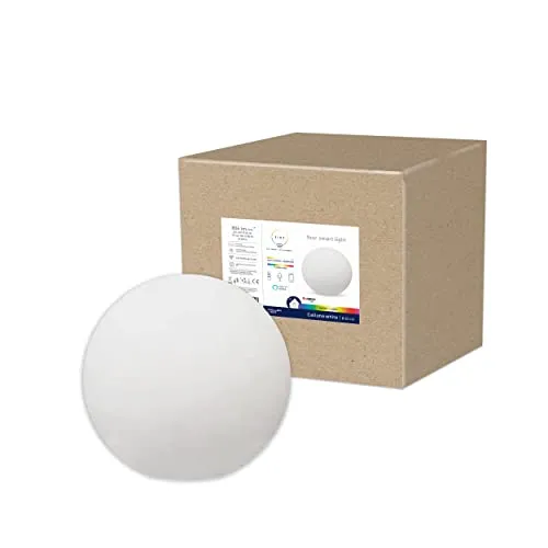 MLI 404080 - Smart Light, tint, Leuchtkugel Calluna, Ø 40 cm, weiß - Connected Light - Leuchten, ideal für stimmungsvolle Gartenbeleuchtung mit 16 Millionen Farben und Steuerung über Smart Home Systeme.