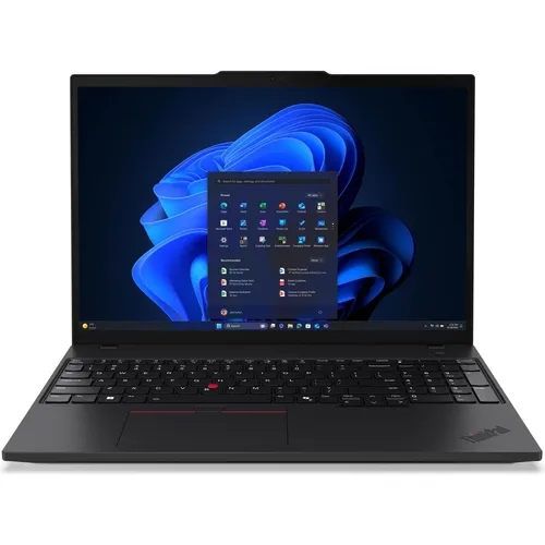 Lenovo ThinkPad T16 Gen 4 (Intel) - 21QE005AMH QWERTY - Leistungsstarker 16 Zoll Business-Laptop mit Intel Core Ultra 7, 16 GB RAM und 512 GB SSD. Ideal für Multitasking, Grafikdesign und Buchhaltung. Dank militärischem Standard robust und sicher.
