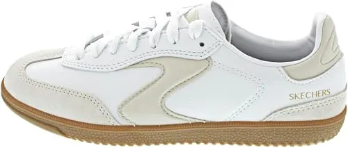 Skechers Damen Hotshot Kickoff Sneaker, White, 41 EU - Damen-Sneaker mit flexibler Traktionsgummi-Außensohle für optimalen Halt, ideal für den Alltag und sportliche Aktivitäten.