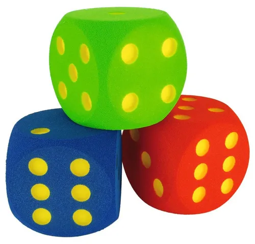 Volley Motorikwürfel Schaumstoffwürfel-Set mit Zahlen - Formbeständige, farbfeste Schaumstoffwürfel für kreatives Spielen und Lernen. Ideal für Kinder, um motorische Fähigkeiten spielerisch zu fördern.