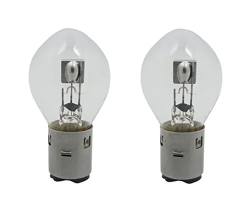 ShuoHui 2 Stück S2 6V 35/35W BA20d Biluxbirne KFZ Speziallampe NEU im Polybeutel Mofa Headlight