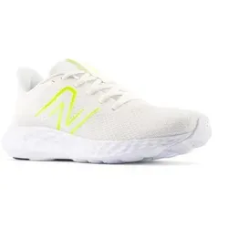 New Balance 411 Laufschuh 38 EU – Sportlich und bequem - Laufschuh in Größe 38, Farbe SEA SALT, aus Synthetik und Textil. Ideal für sportliche Aktivitäten, mit leicht profiliertem Gummi-Laufsohlenmaterial für optimalen Grip.