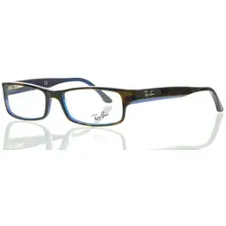 Ray-Ban 0RX5114 5064 Brille in Havanna Blau, Größe 54/16 - Stylische Brille von Ray-Ban, ideal für einen modischen Look im Alltag. Hochwertige Verarbeitung und UV-Schutz für optimale Sicht.