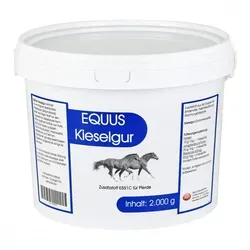 Kieselgur Equus Vet 2000 G - Futterergänzung für Pferde - Hochwertige Kieselgur für Pferde zur Unterstützung von Haut, Haaren und Hufen. Ideal für eine langfristige Fütterung über 4-6 Monate. Praktische Dosierung für Fohlen, Jungpferde und erwachsene Pferde.