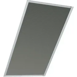 Roto Faltstore Linien-grau F82, 54x78 cm (5/7), 315,Manuell,Roto,weiße Schiene
