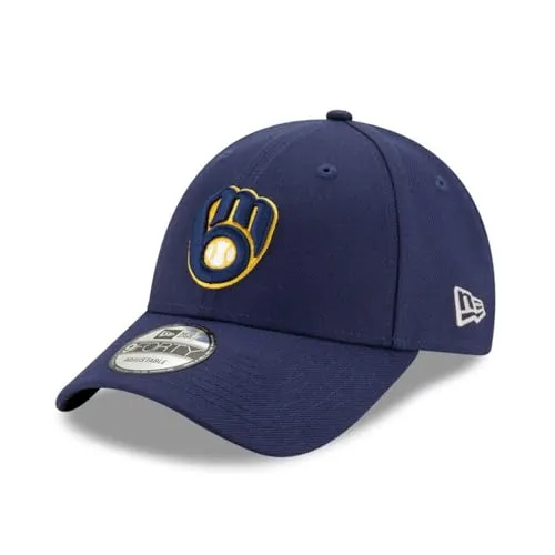 New Era Milwaukee Brewers Navy Velcroback 940 9Forty Cap - Hüte & Mützen, stylische Baseballcap im Milwaukee Brewers Design, perfekt für Fans und Freizeitaktivitäten.