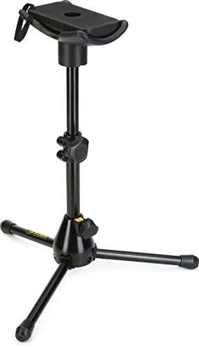 Hercules DS553B Tuba Ständer - Ständer für Blasinstrumente mit 3-stufig einstellbarer Aufnahme. Ideal für engen Raum, leicht und stabil mit einer max. Belastung von 25 kg.