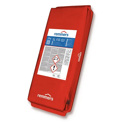 Remmers Schimmel-Sanierspachtel SL Fill Q3 20kg - Mörtel, Putz, Zement & Gips - Effektive Ausgleichsmasse zur Schimmelbekämpfung, ideal für die Sanierung von feuchten Wänden.