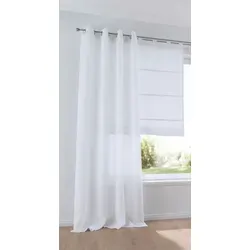 Kutti Vorhang Metis Leinen - Blickdicht & Pflegeleicht, 140 cm x 175 cm - Eleganter, einfarbiger Vorhang aus 100% Leinen mit Ösenaufhängung. Ideal für ein stilvolles Ambiente. Pflegeleicht und blickdicht, perfekt für jeden Raum.