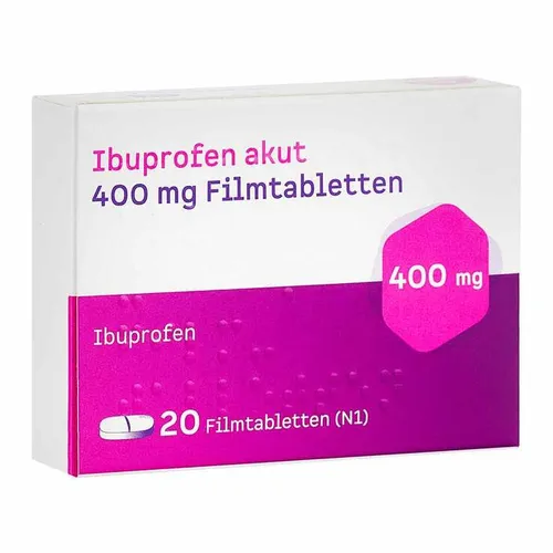 Ibuprofen akut 400 mg Filmtabletten Inhalt: 20 St