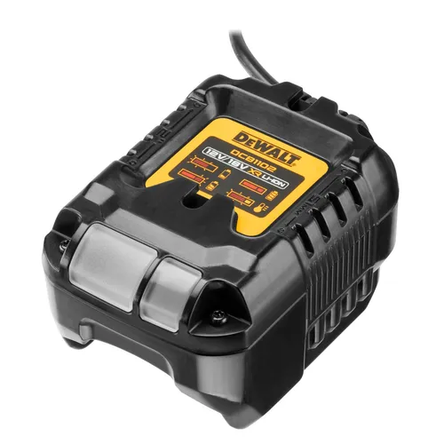 DEWALT DCB1102 Lithium XR Fast 30 Min Battery Charger - Akku-Ladegeräte für Action-Kameras, lädt in nur 30 Minuten XR Li-Ion Akkus und bietet eine LED-Anzeige zur Diagnose der Batteriechemie.