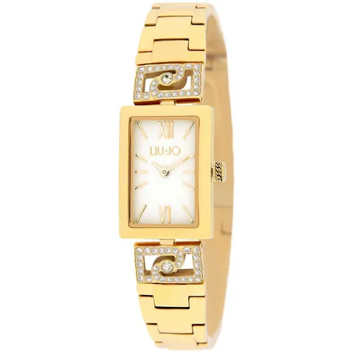 Damenuhr LIU JO LUXURY MAYFAIR TLJ2094 Edelstahl Golden Weisse