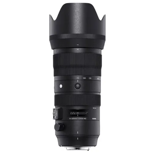 Sigma 70-200 mm f/2.8 EX DG OS HSM für Nikon F-Mount - Teleobjektiv mit einer Lichtstärke von f/2,8, ideal für professionelle Fotografie und hervorragende Bildqualität.