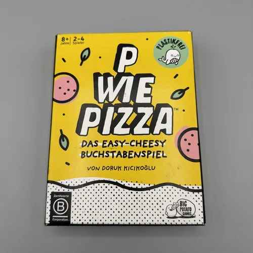Big Potato Games, P wie Pizza, Buchstabenspiel, Kartenspiel, Neu (S149)