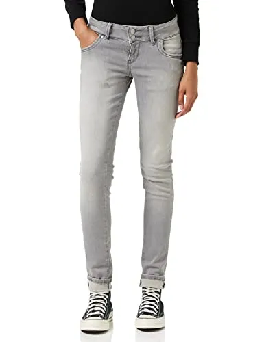LTB Jeans Slim Fit in Grau W34/L34 - Moderne Slim Fit Jeans in Grau mit Low Waist und 5-Pocket Design, ideal für einen lässigen Look und hohen Tragekomfort.