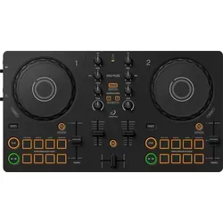 AlphaTheta DDJ-FLX2 DJ Controller - DJ-Konsolen mit Smart-Fader und Smart-CFX für perfekte Übergänge und dynamische Effekte. Ideal für Einsteiger und mobil durch kompaktes Design.