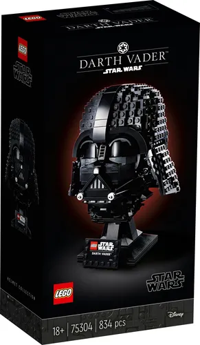 LEGO Star Wars 75304 Darth-VaderTM Helm - 834 Teile, anspruchsvolles Bauprojekt und beeindruckender Blickfang für Star Wars Fans