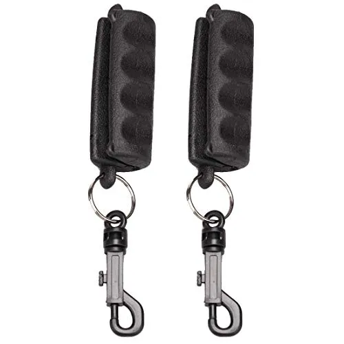 MAGARROW Archery Arrows Puller Zielgummi mit Gürtelclip (Schwarz (2 Stück))