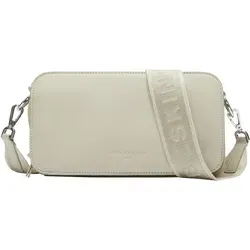Umhängetasche LIEBESKIND BERLIN "Crossbody CARRY OVER SHEEP NATURAL", Damen, Gr. B/H/T: 27cm x 15cm x 8cm, weiß (milk), Leder, Taschen