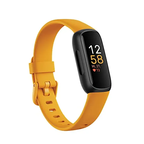 Google Fitbit Inspire 3 - Gesundheits- & Fitness-Tracker für Damen und Herren, Herzfrequenzmessung und bis zu 10 Tage Akkulaufzeit, ideal für aktives Leben und Stressmanagement