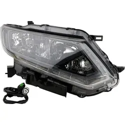 Johns Scheinwerfer Halogen Front für Nissan X-Trail T32 (13-17) - Rechts - Frontscheinwerfer H11/H9 rechts mit integrierter Blinkleuchte und LED-Tagfahrlicht, ideal für optimale Sicht und Sicherheit.