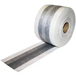 Ramsauer Flexband Pro Sanitär Dichtband 120mm x 50m - Elastisches Dichtband auf EPDM-Basis, ideal für wasserdichte Abdichtungen in Ecken. Hohe Flexibilität und einfache Anwendung für Handwerk und Heimwerker.