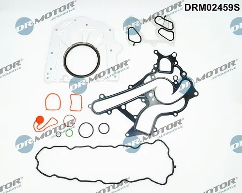 Dr.motor Automotive Dichtungssatz DRM02459S - Hochwertiger Dichtungssatz für Kurbelgehäuse, sorgt für optimale Abdichtung und verhindert Ölverlust, ideal für Reparaturen und Wartungen.