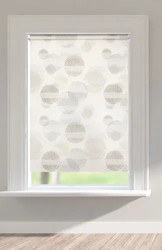 Otto Home Doppelrollo "Belem" 210x90cm grau (stein) - Stylisches Doppelrollo "Belem" mit modernen Kreismotiven für ein angenehmes Raumklima. Dank der praktischen Klemmfix-Montage ist es schnell und ohne Bohren installiert. Ideal für Licht- und Sichtschutz in jedem Zuhause.