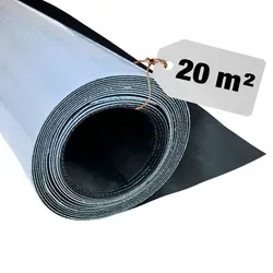 HSS EPDM Dachbahn EasyStick 20m² - Selbstklebende Dachfolie für höchste Ansprüche - Dachpappe, extrem langlebig und witterungsbeständig mit einer Lebensdauer von über 50 Jahren. Ideal für Carports, Gartenhäuser und mehr.