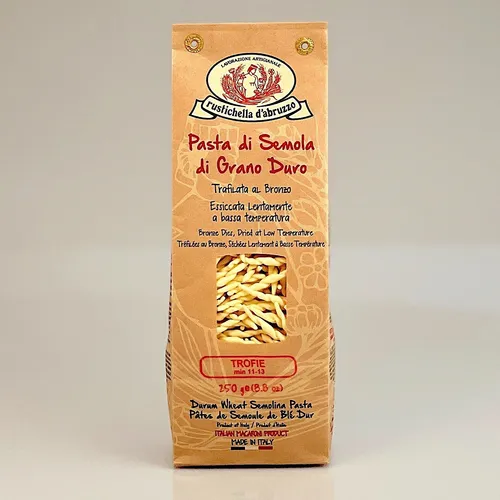 Trofie 250 g Nudeln Pasta di semola di grano duro - Rustichella d'Abruzzo