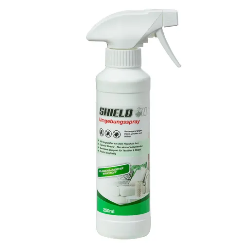 ShieldOn Umgebungsspray 250 ml - Effektiver Ungezieferschutz für Ihr Zuhause - Ungezieferschutz: Hochwirksames Spray zur Bekämpfung von Ungeziefer, hergestellt in Deutschland für höchste Qualität.