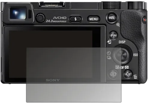 Blickschutzfolie für Sony Alpha 6000 matt Schutzfolie Folie Display Schutz dipos