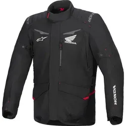 Alpinestars Honda ST-1 Textiljacke wasserdicht - Schwarz - S - Motorradjacke mit wasserdichter Allwetter-Konstruktion und herausnehmbarem Thermofutter für optimalen Komfort bei Nässe und Kälte. Ergonomisches Design für beste Beweglichkeit.