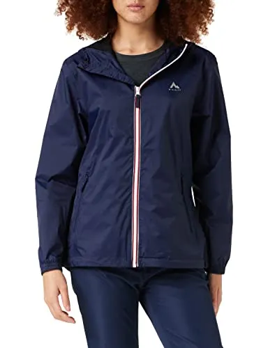 McKINLEY Damen Regenjacke Kereol III - Wind- und Wasserdicht - Funktionsjacke mit AQUABASE 6.6-Beschichtung, ideal für nasse Tage und leicht zu verpacken. Perfekt für Wanderungen und Outdoor-Aktivitäten.
