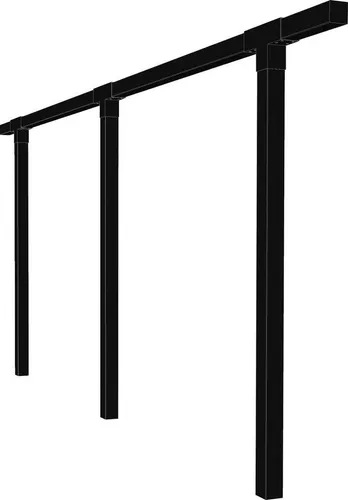 PLUS Cubic Pergola 2 Module - Pflanzenkästen & Spaliere – Hochwertige, selbstmontierbare Pergola mit druckimprägnierten Pfosten für Langlebigkeit und Stabilität, ideal zur Verschönerung Ihres Gartens.