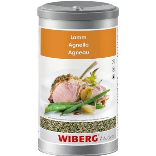 Wiberg Lamm Gewürzmischung – Aromatische Kräuter für Lammgerichte - Kräuter für Lammgerichte, ideal zum Braten, Grillen und Schmoren – für unvergleichlichen Geschmack bei 850g.