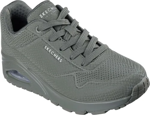 Skechers Street UNO - Shiny Scale Damen Sneaker 177861 / OLV - Damen-Sneaker in Schuhgröße 39 EU, mit schimmerndem Design und komfortabler Dämpfung für den ganzen Tag.