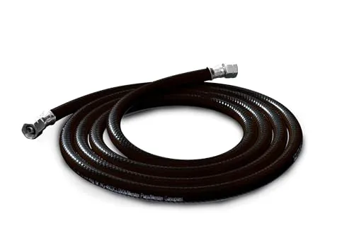 Enders® Gasschlauch Black 150 cm - Robuster Gasschlauch mit Ø 6,3 mm und G 1/4" LH Anschluss, ideal für den Grillbetrieb, winterfest bis -30 °C für zuverlässigen Einsatz.