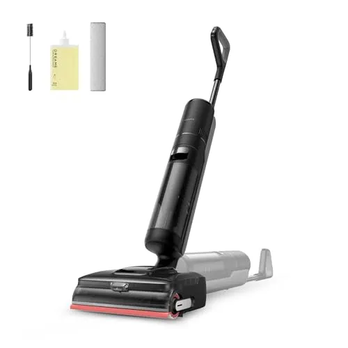 Dreame H15 Pro Foam Wash Nass- und Trockensauger - Trockensauger mit 5000mAh Akku für kraftvolle Reinigung, inklusive Reinigungsbürste und Ladestation – ideal für müheloses Wischen und Saugen in einem Schritt.