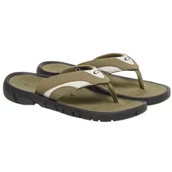 Oakley O Coil Slippers Herren - Stylische Herren-Slipper mit Oakley Ellipse-Logo. Die dämpfende Zwischensohle sorgt für Komfort, während die Gummi-Außensohle exzellente Traktion bietet. Ideal für den täglichen Einsatz.