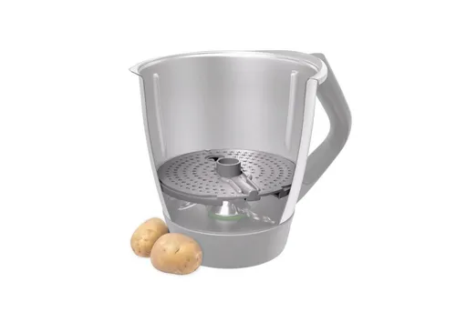 Wundermix WunderPeeler® Zubehör-Set für Thermomix - Küchenmaschinen-Aufsätze, idealer Kartoffelschäler-Aufsatz für TM7, TM6, TM5, TM31 - MADE IN GERMANY für höchste Qualität und Funktionalität.