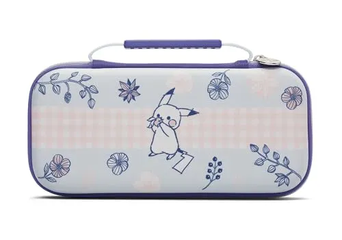 Protection Case for Nintendo Switch - OLED Model, Nintendo Switch and Nintendo Switch Lite - Pikachu Garden