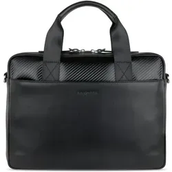 bugatti Comet Aktentasche 15" - Elegante Rindledertasche in Schwarz - Ranzen, Taschen & Rucksäcke - Hochwertige Aktentasche mit separatem Laptopfach, ideal für Berufstätige und stilbewusste Erwachsene.