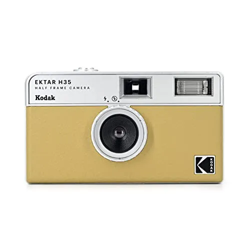 Kodak EKTAR H35 Halbformat-Filmkamera (Sand, Bündel mit 24 Aufnahmen)