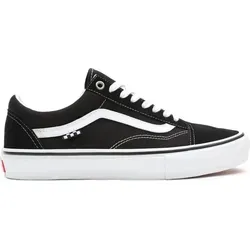 Vans Skate Old Skool Skateschuhe - Schwarz/Weiß, Gr. 11.5 - Sneaker mit verbesserter Skate-Performance und Komfort. Die Vans Skate Serie bietet optimalen Grip, Atmungsaktivität und butterweiche Landungen für alle Skater.